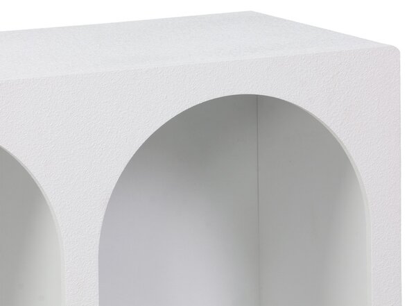 Конзола Emersi с рафтове Бяла 120x35x76 cm