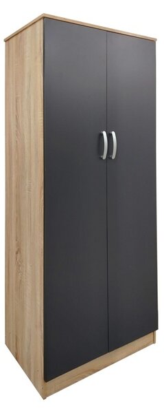 Шкаф с 4 врати, Athos V3, антрацит-сонома, 160x42x180 см