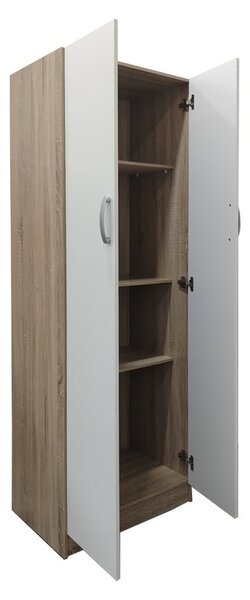 Гардероб с 2 врати Lego White Brown 60x42x180 cm