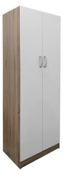 Гардероб с 2 врати Lego White Brown 60x42x180 cm
