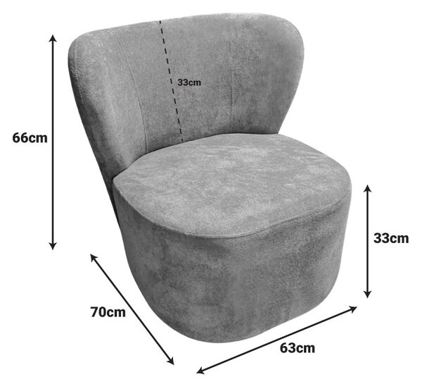 Кресло Veridian Пистачово зелено 63x70x66 cm
