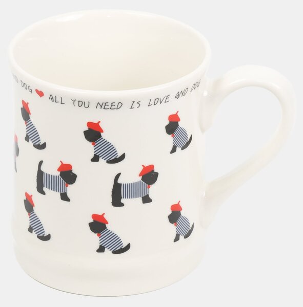 Sinsay - Чаша ALL YOU NEED IS LOVE AND DOG - червeн