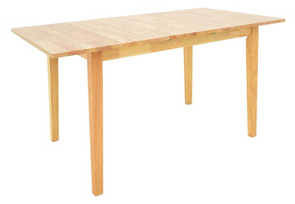 Разтегателна маса COUNTRY каучуково дърво в естествен нюанс 120-150x80x74см