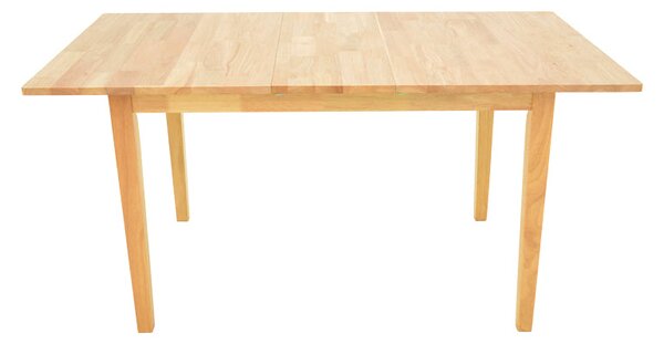 Разтегателна маса COUNTRY каучуково дърво в естествен нюанс 120-150x80x74см