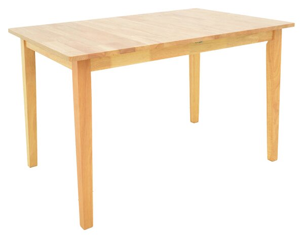 Разтегателна маса COUNTRY каучуково дърво в естествен нюанс 120-150x80x74см
