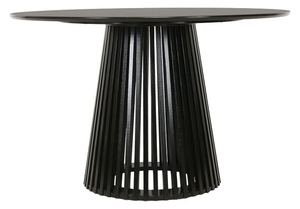 Трапезна маса DOMINIC mdf в черен цвят d120x75см