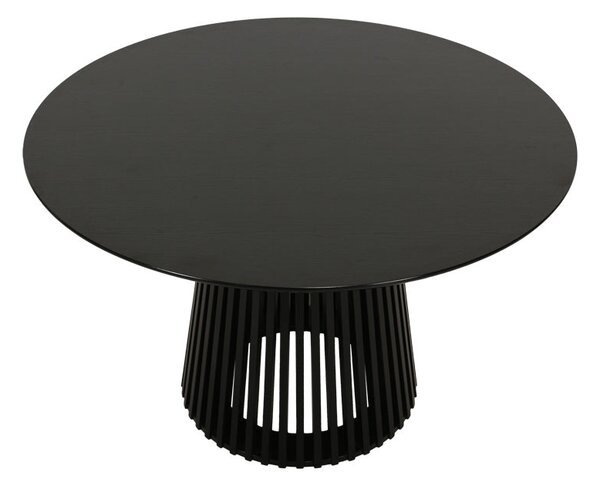 Трапезна маса DOMINIC mdf в черен цвят d120x75см