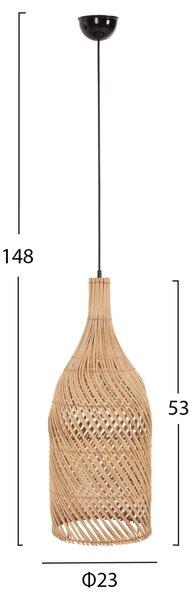 Таванна лампа 7885 естетсвен цвят Φ23x148см