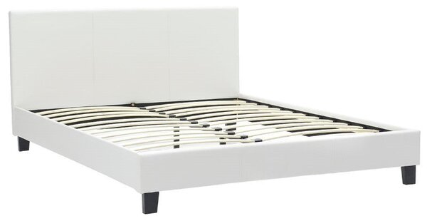 Двойно легло NEVIL PU бял мат 150x200
