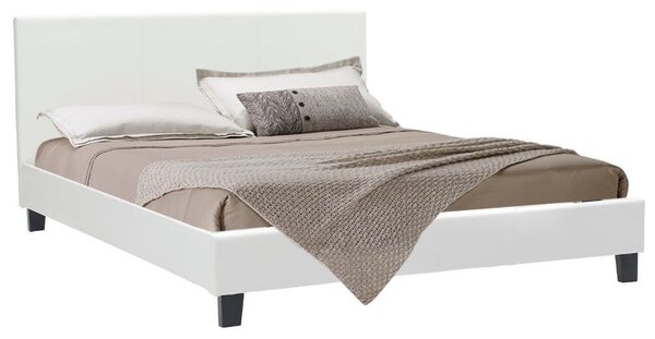 Двойно легло NEVIL PU бял мат 150x200