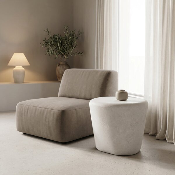 Странична маса FEDRIS mdf бяла d56x45см