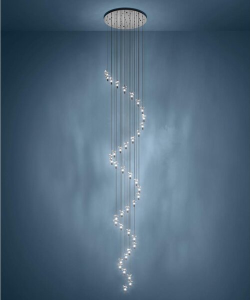 Eglo 390492 - LED полилей на кабел COMAREIRA 40xLED/2,1W/230V 2200/3000/4000K хром