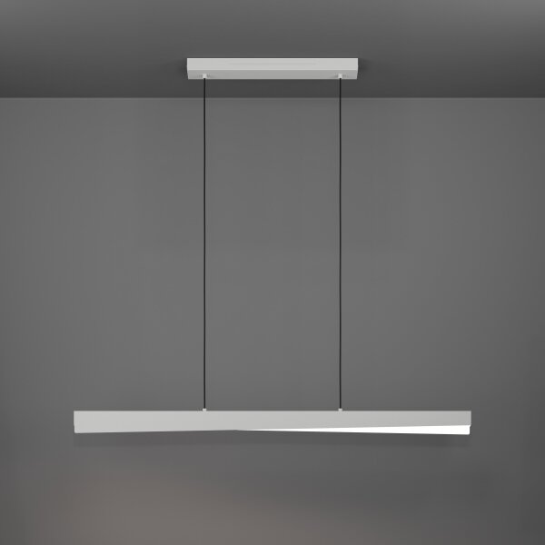 Eglo 901833 - Димируем LED RGBW полилей на кабел BOLOGNANO-Z LED/19W/230V сив