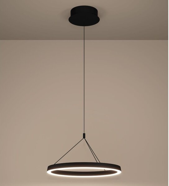 Eglo 390535 - Димируем полилей на кабел CANYAMEL LED/34,5W/230V черен + дистанционно управление