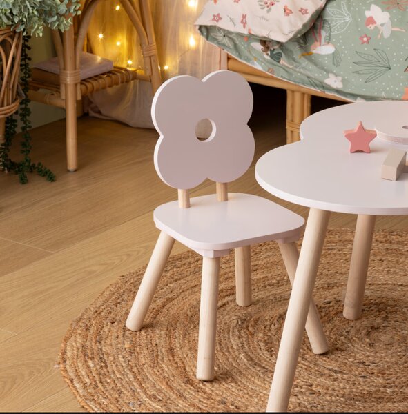 Детско столче atmosphera Flower, MDF, Розов