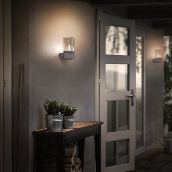Philips - LED външна стенна лампа NAYL 1xE27/4W/230V 2700K IP44