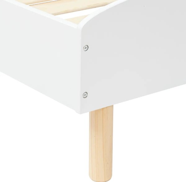 Детско легло с подматрачна рамка atmosphera Kima Sweetie, Бял, MDF, 90x190 cm