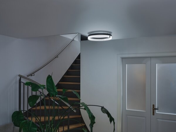Osram - LED таванно осветително тяло DECOR CIRCLE LED/25W/230V Ø 40 см черно/бяло