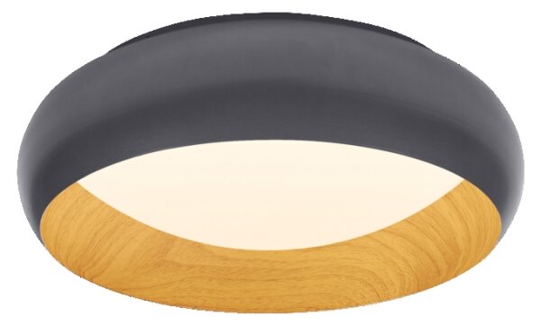 Osram-LED димируемо таванно осветително тяло ORBIS LIVIA LED/16W/230V Ø 30 см антрацит/кафяв