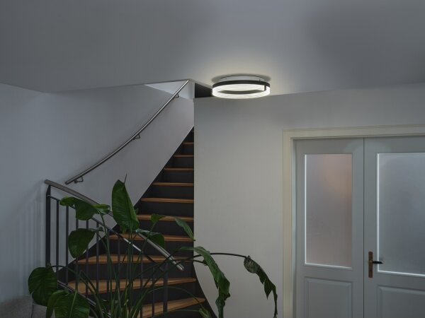 Osram - LED таванно осветително тяло DECOR CIRCLE LED/25W/230V Ø 40 см черно/бяло