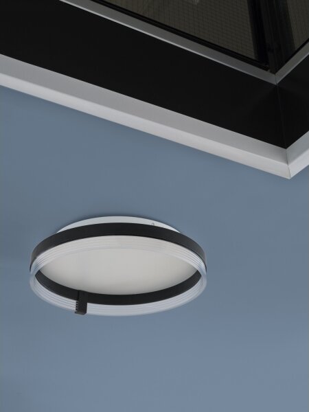 Osram - LED таванно осветително тяло DECOR CIRCLE LED/25W/230V Ø 40 см черно/бяло