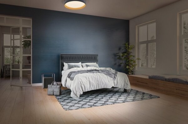 Osram-LED димируемо таванно осветително тяло ORBIS LIVIA LED/16W/230V Ø 30 см антрацит/кафяв