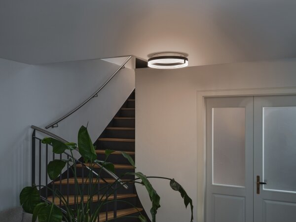 Osram - LED таванно осветително тяло DECOR CIRCLE LED/25W/230V Ø 40 см черно/бяло