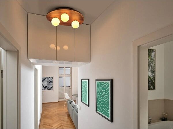 Osram - Таванно осветително тяло ACACIA NEST 3xG9/5W/230V от акация