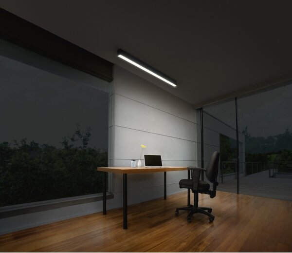 Osram - Димируемо LED таванно осветително тяло OFFICE LINE LED/30W/230V 112,6 см черно