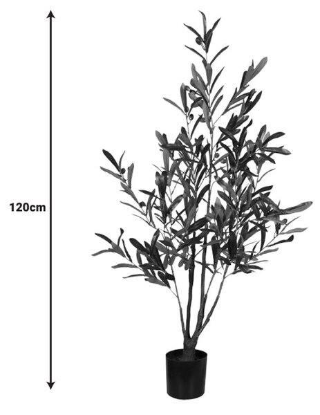Декоративно растение маслиново дръвче в саксия green pp h120cm