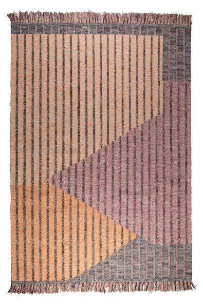 Розов/прасковен памучен килим 160x230 cm Hampton – Dutchbone