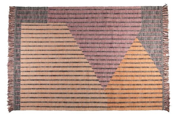 Розов/прасковен памучен килим 160x230 cm Hampton – Dutchbone