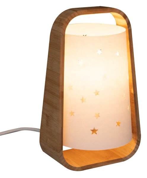 Детска нощна лампа atmosphera Stars, Бамбук, 27 cm
