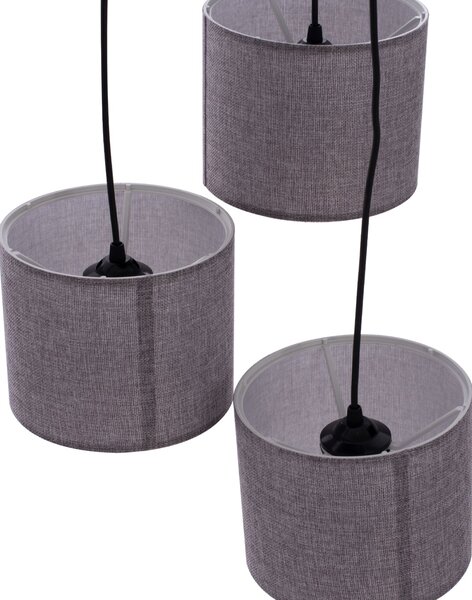 Таванна лампа Азалиа сив цвят 19x15x80см