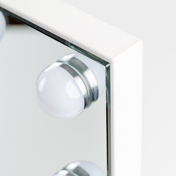 BRILAGI - LED димируемо огледало за грим HOLLYWOOD LED/15W/230V 60x50 cm бяло