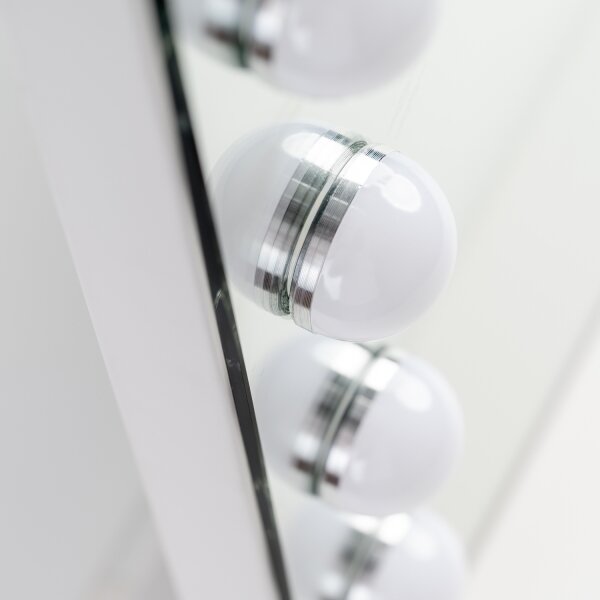 BRILAGI - Димируемо LED огледало за грим HOLLYWOOD LED/15W/230V 55x70 см бяло