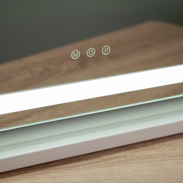BRILAGI - LED димируемо огледало за грим CALIFORNIA LED/25W/230V 55x44 см бяло