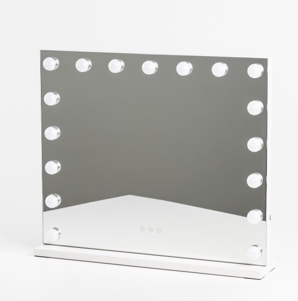 BRILAGI - LED димируемо огледало за грим HOLLYWOOD LED/15W/230V 60x50 cm бяло