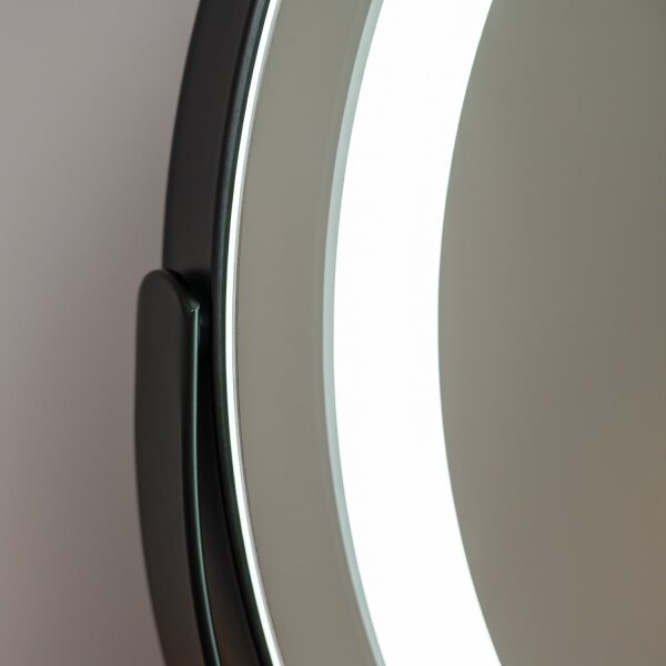 BRILAGI - Димируемо LED огледало за грим CALIFORNIA LED/14W/230V 44x40 cm черно