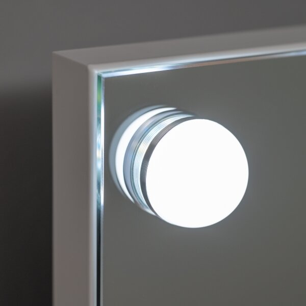 BRILAGI - LED димируемо огледало за грим HOLLYWOOD LED/15W/230V 60x50 cm бяло