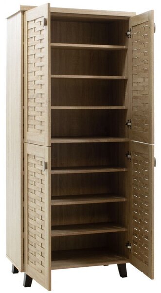 Шкаф за обувки Mantam 24 чифта Sonoma 78x40x170.5 см