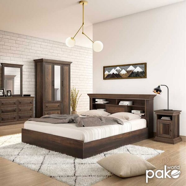 Нощно шкафче Моцарт Орех 40x40x61 см