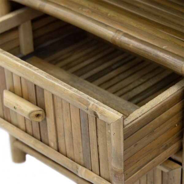 Нощно шкафче Ofra Bamboo 56x46x69 см