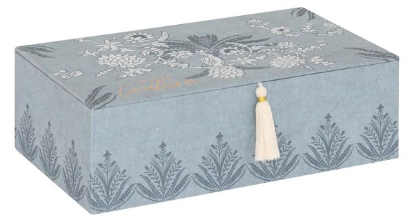 Кутия за съхранение atmosphera Wild Romance, 30х18.5х10 cm, MDF, Син