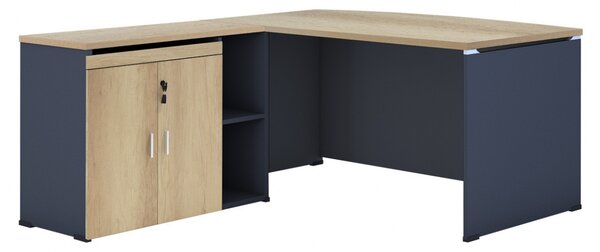 Бюро Lotus Oak, Антрацит 180x160x75 см