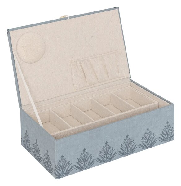 Кутия за съхранение atmosphera Wild Romance, 30х18.5х10 cm, MDF, Син