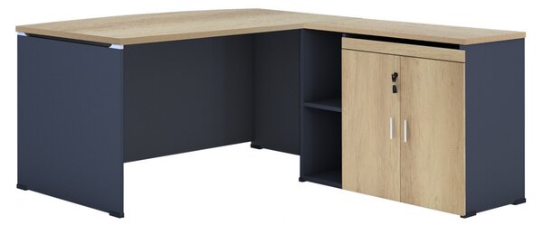Бюро Lotus Oak, Антрацит 180x160x75 см