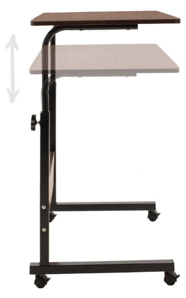Бюро Piper Dark Oak - Черно 60x40x69-90 см