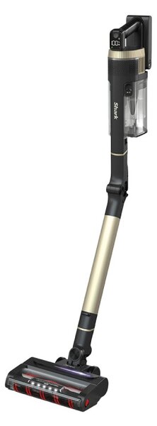 Вертикална прахосмукачка Shark Stratos True Pet Flexology IZ400EUT, 309W, 0.7L, Автономия 60 мин, Clean Sense IQ, Pet Pro, LED, Powerfins, Тъмносив/шампанско