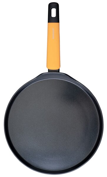 Тиган за палачинки Fackelmann Soft Collection 688624, 28 см, Незалепващо покритие, Индукция, Мека дръжка, Черен